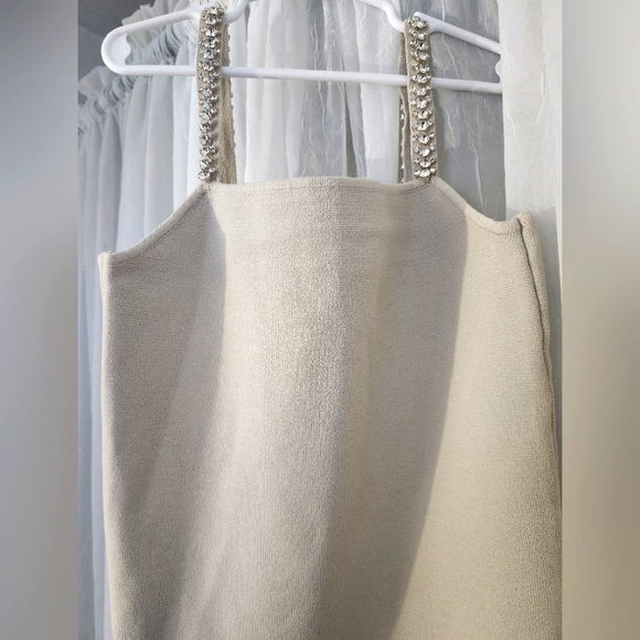 NWT House of Harlow 1960 Jeweled Camisole, Size XS - Picture 1 of 9